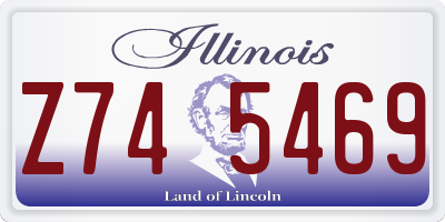 IL license plate Z745469