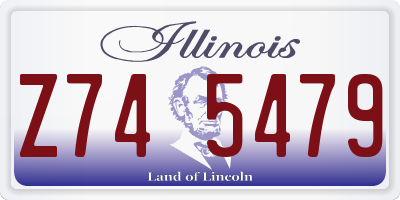 IL license plate Z745479