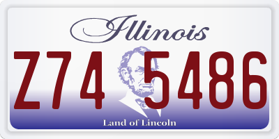 IL license plate Z745486