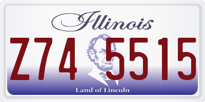 IL license plate Z745515