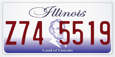 IL license plate Z745519