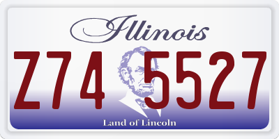 IL license plate Z745527