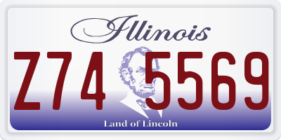 IL license plate Z745569
