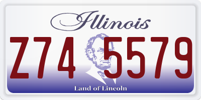 IL license plate Z745579