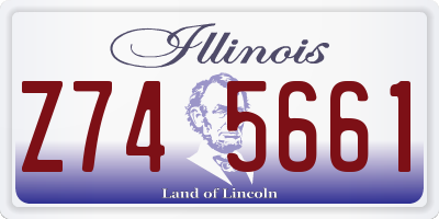 IL license plate Z745661