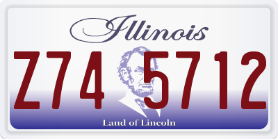 IL license plate Z745712