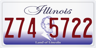 IL license plate Z745722