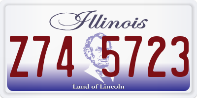 IL license plate Z745723