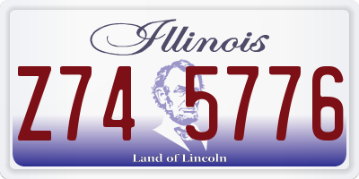 IL license plate Z745776