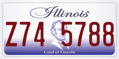 IL license plate Z745788