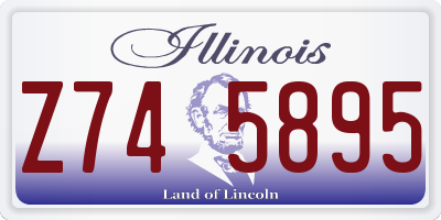 IL license plate Z745895