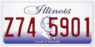 IL license plate Z745901