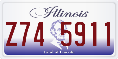 IL license plate Z745911