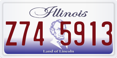 IL license plate Z745913