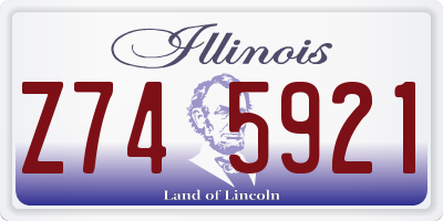 IL license plate Z745921