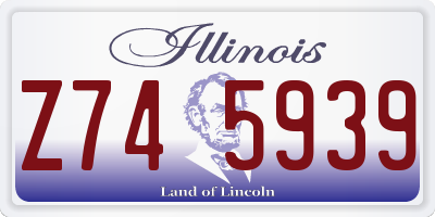 IL license plate Z745939