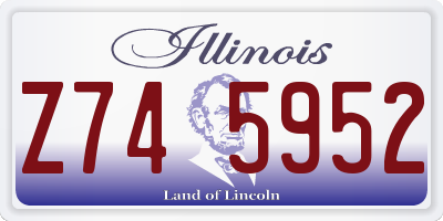 IL license plate Z745952