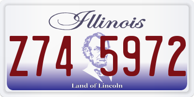 IL license plate Z745972