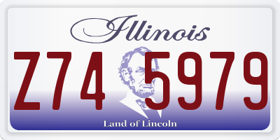 IL license plate Z745979