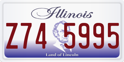 IL license plate Z745995