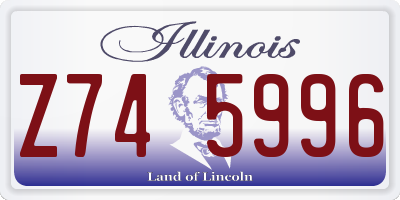 IL license plate Z745996