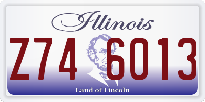 IL license plate Z746013