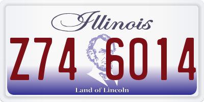 IL license plate Z746014