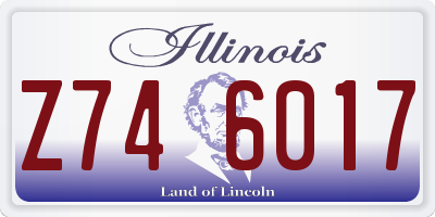 IL license plate Z746017