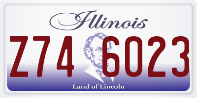 IL license plate Z746023