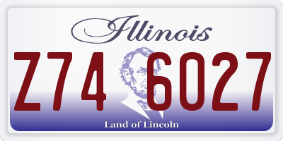 IL license plate Z746027