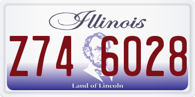 IL license plate Z746028