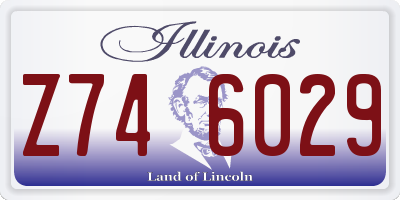 IL license plate Z746029