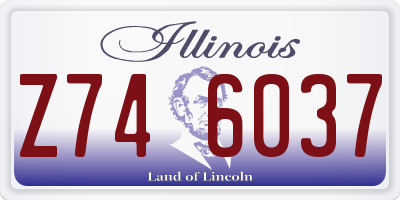 IL license plate Z746037