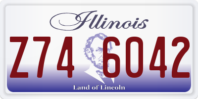 IL license plate Z746042