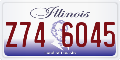 IL license plate Z746045