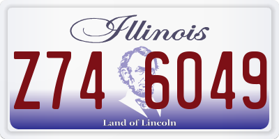 IL license plate Z746049