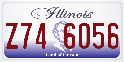 IL license plate Z746056