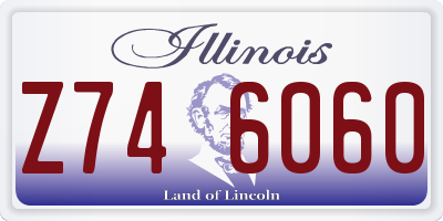 IL license plate Z746060