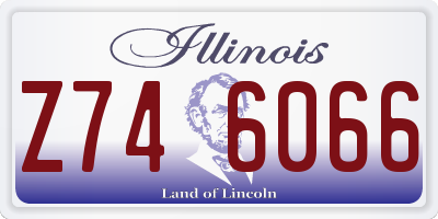 IL license plate Z746066