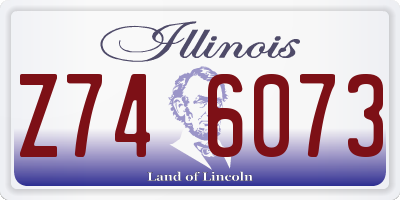 IL license plate Z746073