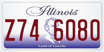 IL license plate Z746080
