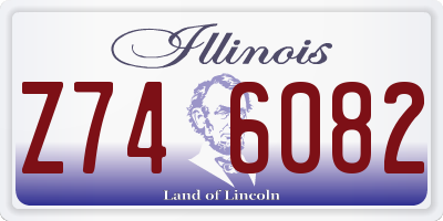 IL license plate Z746082