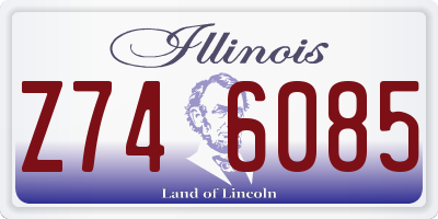 IL license plate Z746085