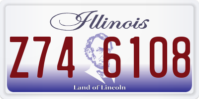 IL license plate Z746108