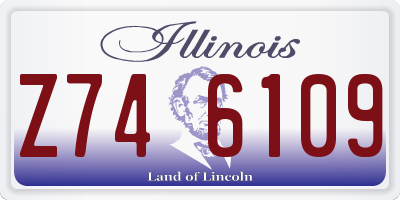 IL license plate Z746109