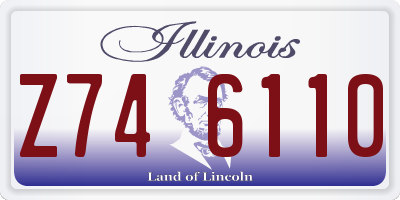 IL license plate Z746110