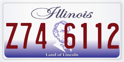 IL license plate Z746112