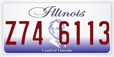 IL license plate Z746113