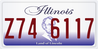 IL license plate Z746117