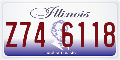 IL license plate Z746118